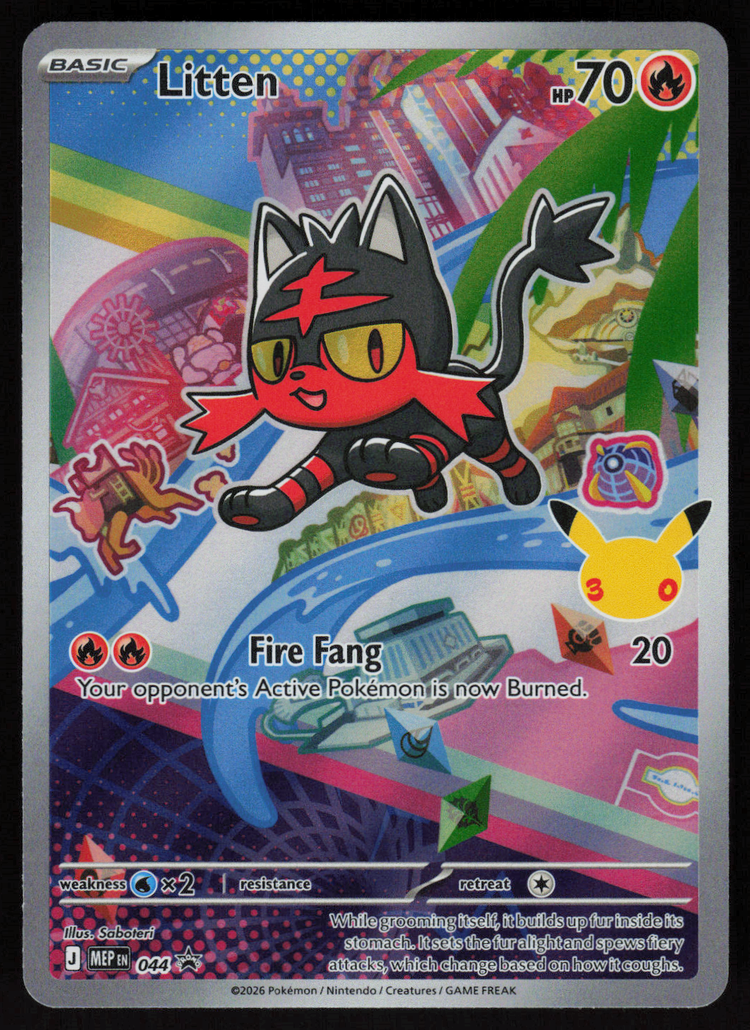 Litten Promo ME: Mega Evolution Promo 044 NM