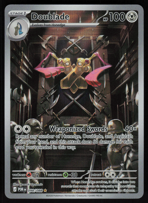 Doublade Illustration Rare ME03: Perfect Order 098/088 NM