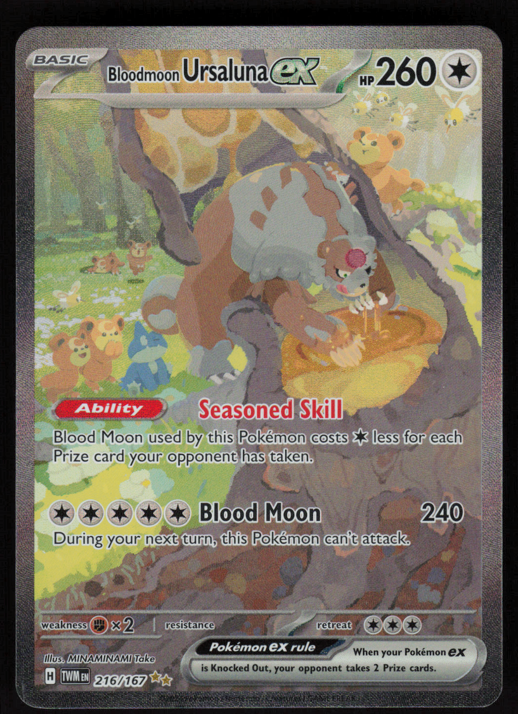Bloodmoon Ursaluna ex SIR SV06: Twilight Masquerade 216/167 NM