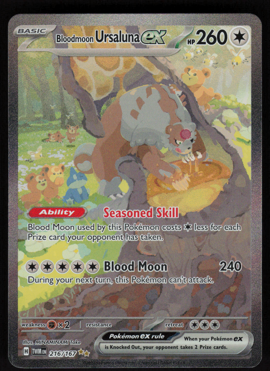 Bloodmoon Ursaluna ex SIR SV06: Twilight Masquerade 216/167 NM