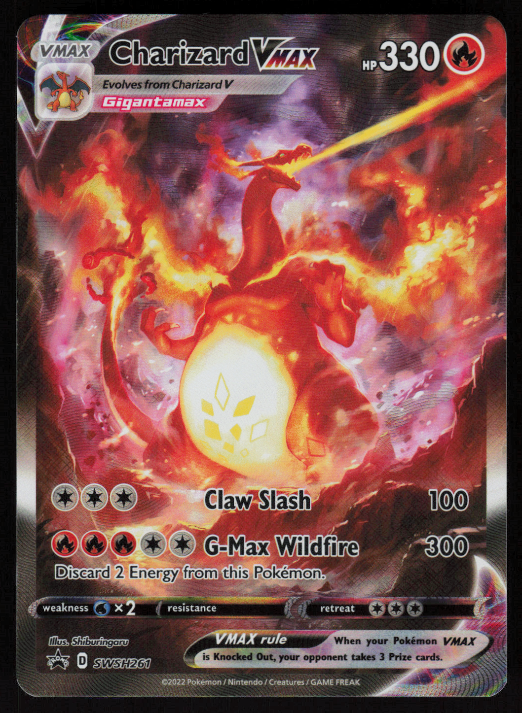 Charizard VMAX Promo SWSH: Sword & Shield Promo Cards SWSH261 NM
