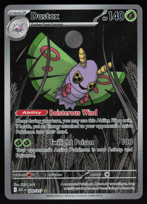 Dustox Illustration Rare ME: Ascended Heroes 220/217 NM