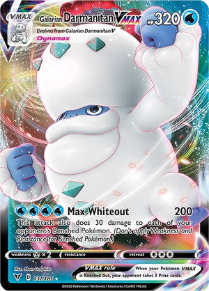 Galarian Darmanitan VMAX Ultra Rare SWSH04: Vivid Voltage 037/185