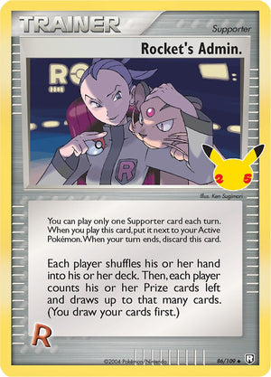 Rocket's Admin. Classic Collection Celebrations: Classic Collection 86/109