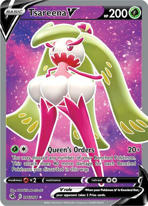 Tsareena V (Full Art) Ultra Rare SWSH08: Fusion Strike 246/264