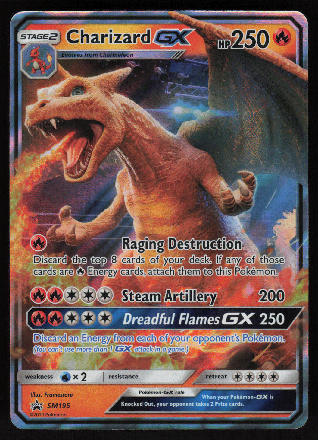 Charizard GX Promo SM Promos SM195 NM