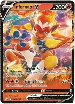 Infernape V - SWSH252 Promo SWSH: Sword & Shield Promo Cards SWSH252