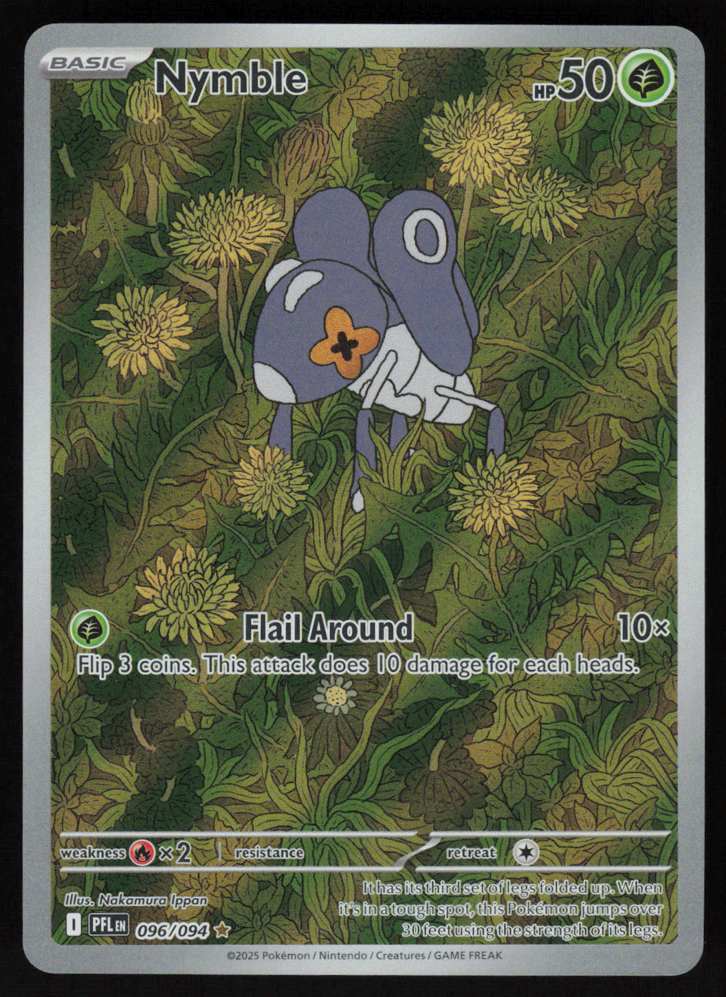 Nymble - Illustration Rare ME02: Phantasmal Flames 096/094 NM