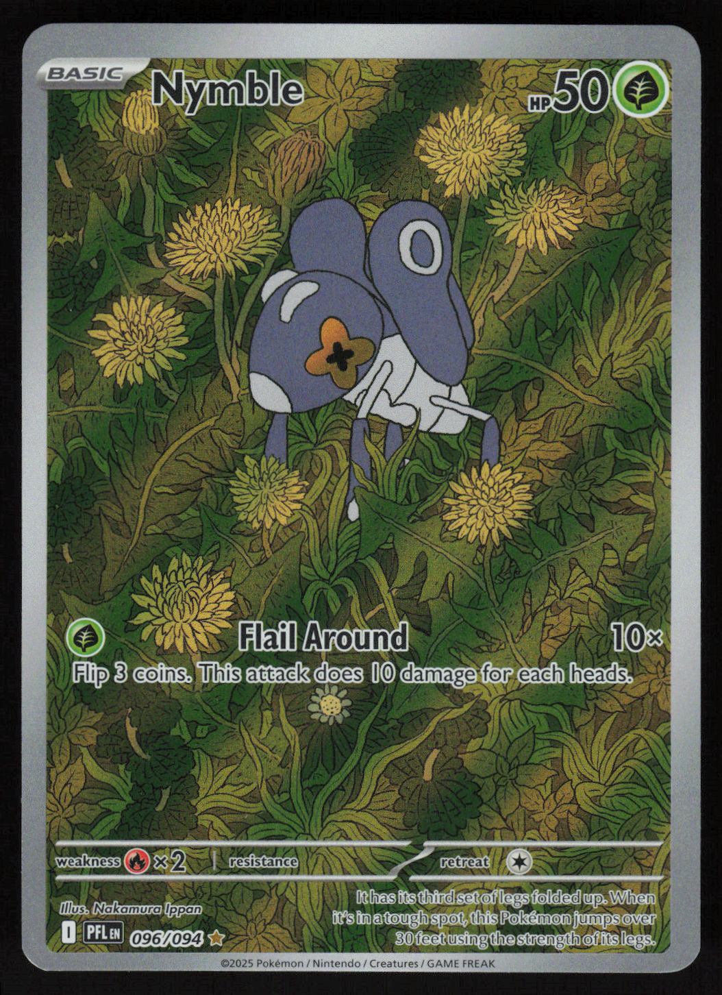 Nymble - Illustration Rare ME02: Phantasmal Flames 096/094 NM