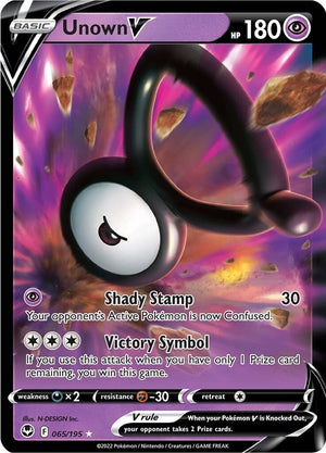 Unown V Ultra Rare SWSH12: Silver Tempest 065/195