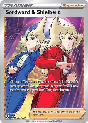 Sordward & Shielbert Ultra Rare SWSH12: Silver Tempest Trainer Gallery TG28/TG30