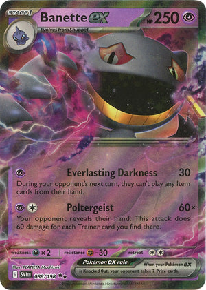 Banette ex - 088/198 Double Rare SV01: Scarlet & Violet Base Set 088/198