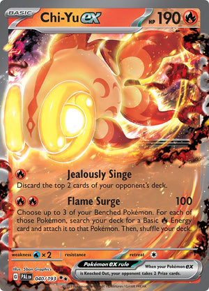 Chi-Yu ex - 040/193 Double Rare SV02: Paldea Evolved 040/193