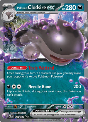 Paldean Clodsire ex Double Rare SV02: Paldea Evolved 130/193