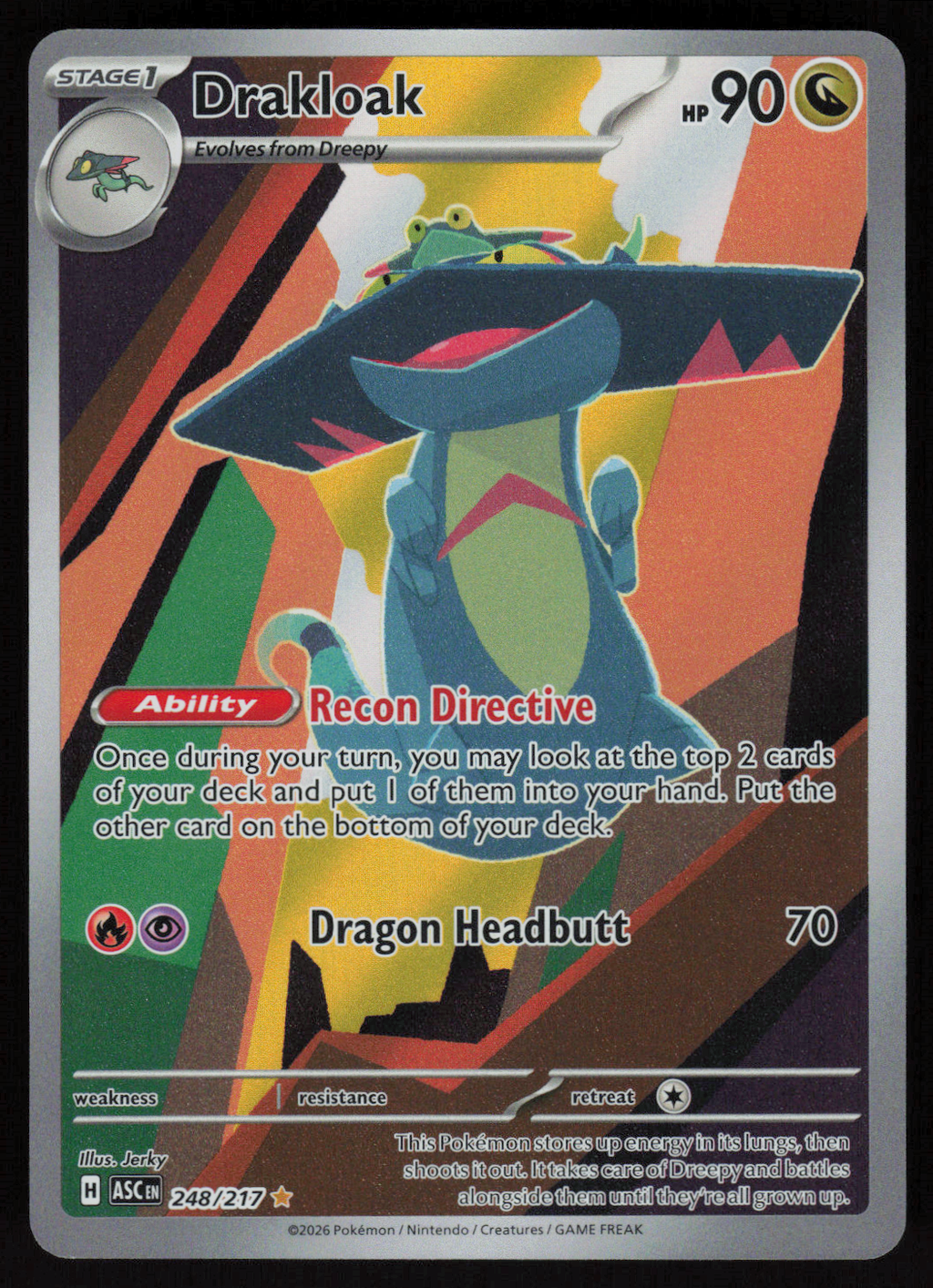 Drakloak Illustration Rare ME: Ascended Heroes 248/217 NM