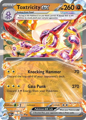 Toxtricity ex Double Rare SV04: Paradox Rift 100/182