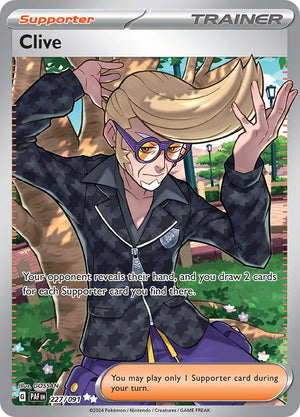 Clive - 227/091 Ultra Rare SV: Paldean Fates 227/091