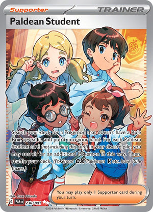 Paldean Student - 230/091 Ultra Rare SV: Paldean Fates 230/091