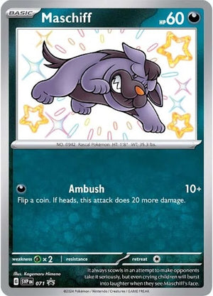 Maschiff - 071 Promo SV: Scarlet & Violet Promo Cards 071