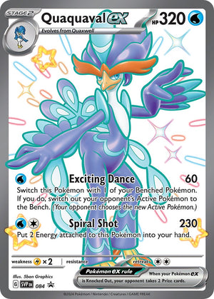 Quaquaval ex - 084 Promo SV: Scarlet & Violet Promo Cards 084