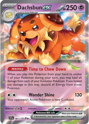 Dachsbun ex - 067/142 Double Rare SV07: Stellar Crown 067/142