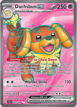 Dachsbun ex - 160/142 Ultra Rare SV07: Stellar Crown 160/142