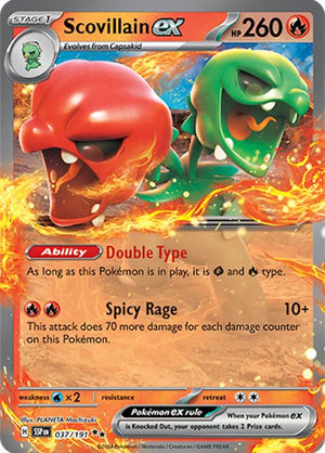 Scovillain ex - 037/191 Double Rare SV08: Surging Sparks 037/191