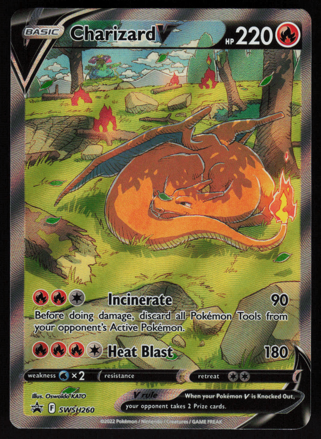 Charizard V - Promo SWSH: Sword & Shield Promo Cards SWSH260 NM