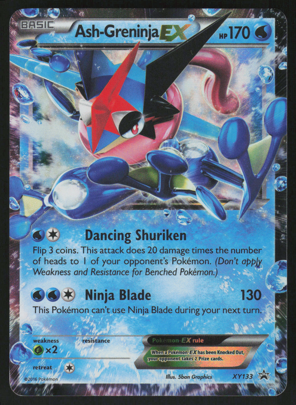 Ash-Greninja EX - Promo XY Promos XY133 MP