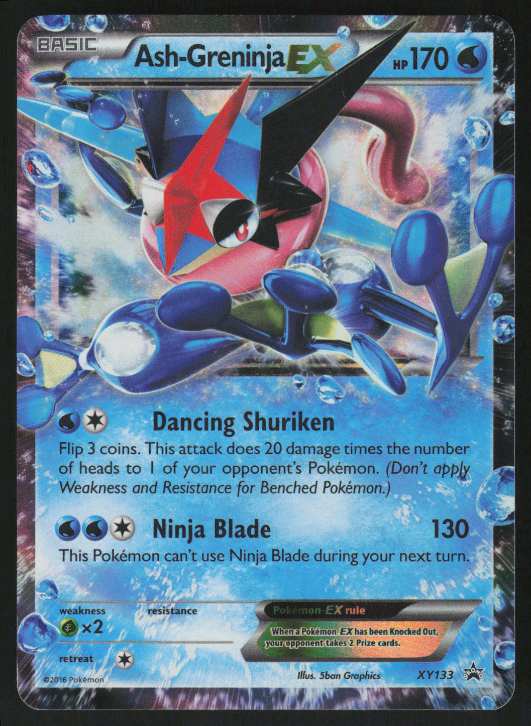 Ash-Greninja EX - Promo XY Promos XY133 MP