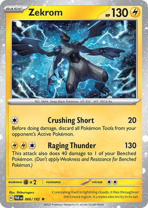 Zekrom - 066/182 (Cosmos Holo) Rare Miscellaneous Cards & Products 066/182