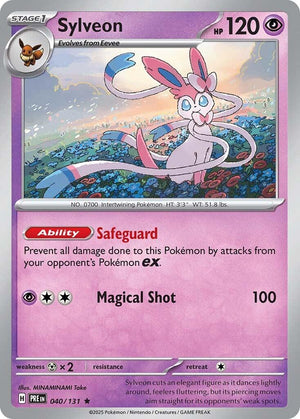 Sylveon Rare SV: Prismatic Evolutions 040/131