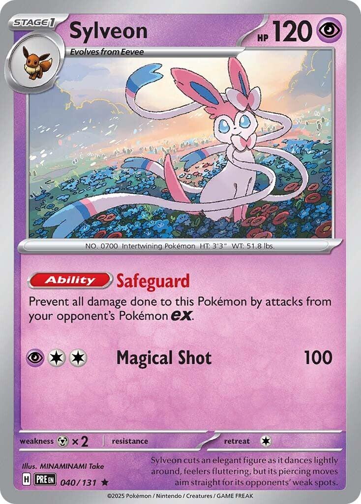 Sylveon Rare SV: Prismatic Evolutions 040/131