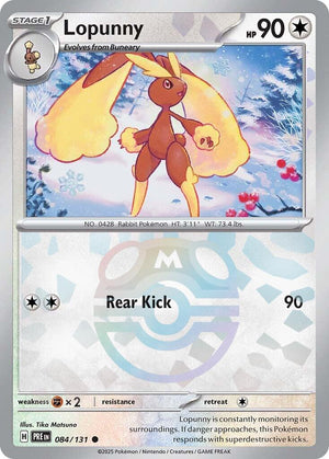 Lopunny (Master Ball Pattern) Common SV: Prismatic Evolutions 084/131