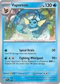 Vaporeon - 168 (Cosmos Holo) Promo SV: Scarlet & Violet Promo Cards 168