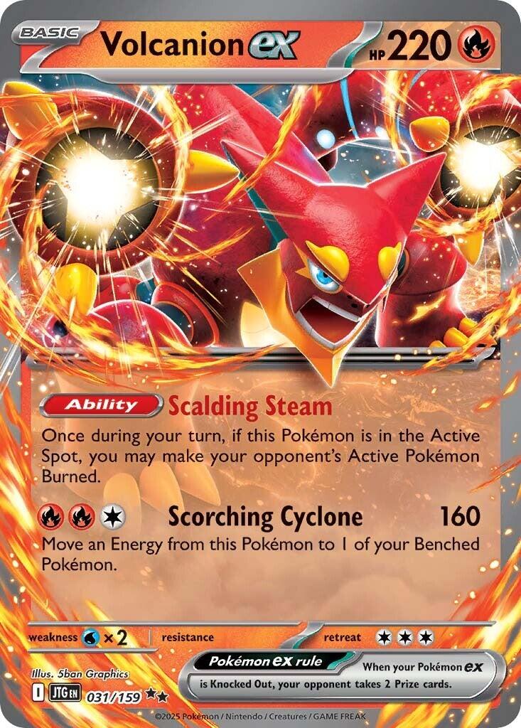 Volcanion ex - 031/159 Double Rare SV09: Journey Together 031/159