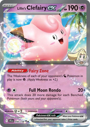 Lillie's Clefairy ex - 056/159 Double Rare SV09: Journey Together 056/159