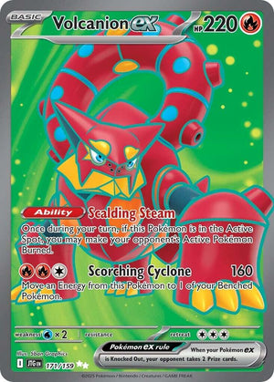 Volcanion ex - 171/159 Ultra Rare SV09: Journey Together 171/159