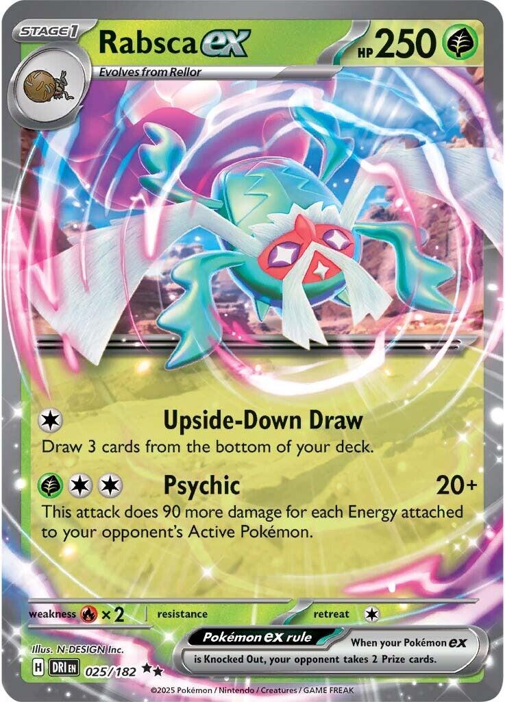 Rabsca ex Double Rare SV10: Destined Rivals 025/182