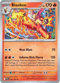 Blaziken - 042/182 Rare SV10: Destined Rivals 042/182