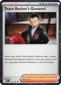Team Rocket's Giovanni (Cosmos Holo) Uncommon Miscellaneous Cards & Products 174/182