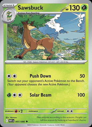Sawsbuck (Poke Ball Pattern) Uncommon SV: White Flare 007/086