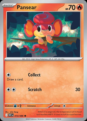 Pansear (Poke Ball Pattern) Common SV: White Flare 014/086