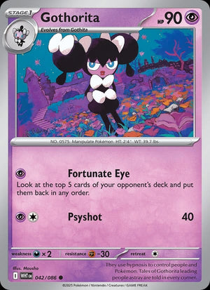 Gothorita (Poke Ball Pattern) Common SV: White Flare 042/086