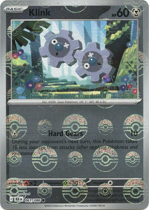 Klink (Poke Ball Pattern) Common SV: Black Bolt 061/086