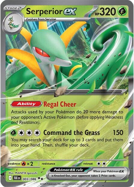 Serperior ex Double Rare SV: Black Bolt 003/086