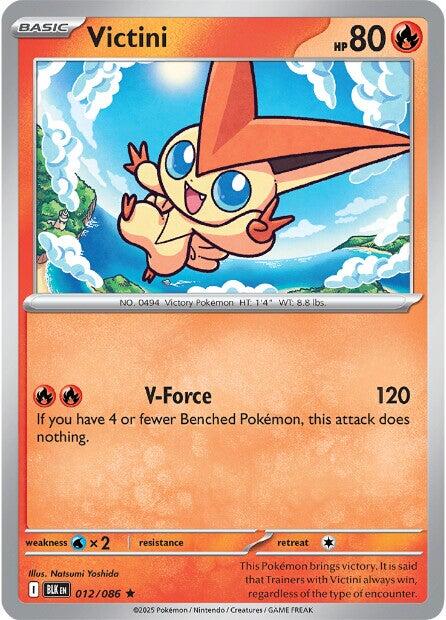 Victini Rare SV: Black Bolt 012/086