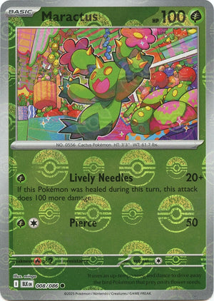 Maractus (Poke Ball Pattern) Common SV: Black Bolt 008/086