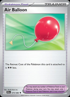 Air Balloon (Poke Ball Pattern) Uncommon SV: Black Bolt 079/086