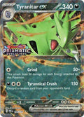 Tyranitar ex (Prismatic Evolutions Stamp)